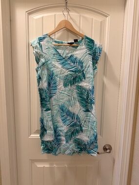 Tahari 100% linen dress (size S)